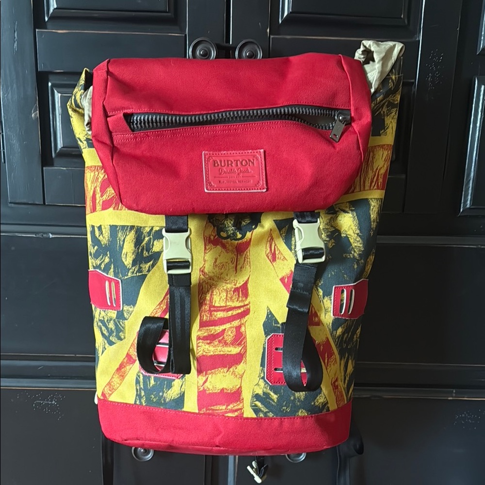 L.A.M.B. By Burton Red and Yellow Backpack